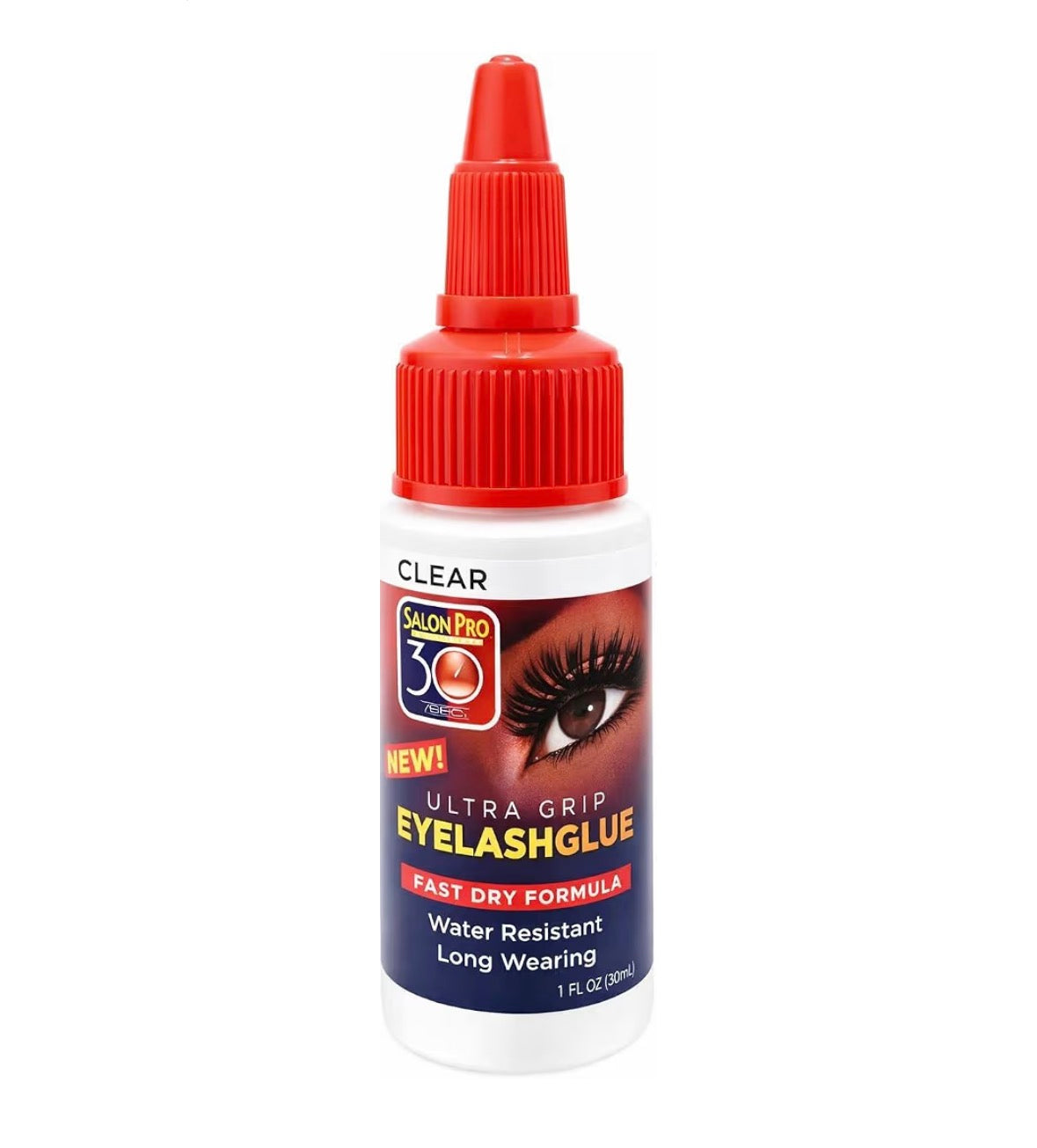 Salon Pro 30 Second Eyelash Glue for Lashes 1 Fl. oz