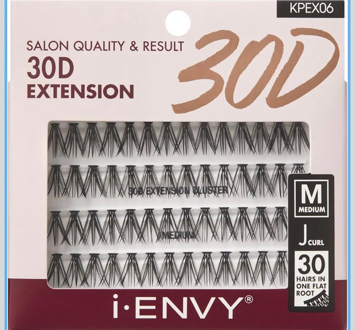 I•ENVY 30D Extension Cluster Individual Lashes (56Clusters)